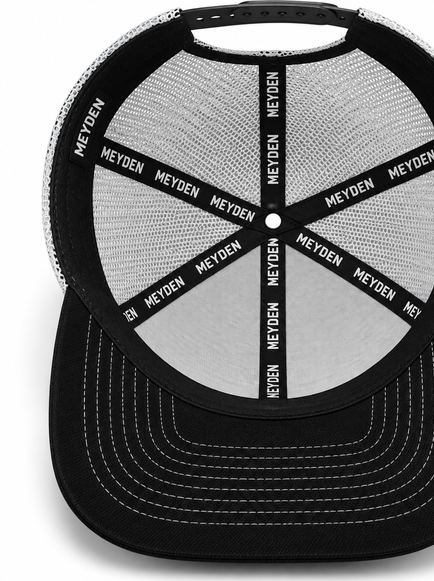 MEYDEN Performance Trucker Hat - Black/Heather Gray